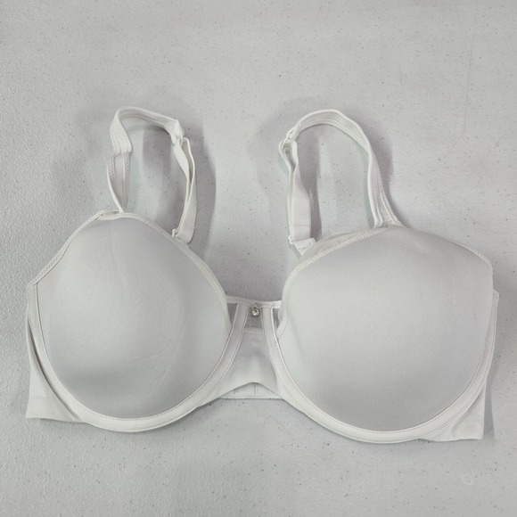 Bali Women Bra 36D White Underwire Lightly Lined Smooth Adjustable Straps - Picture 1 of 9